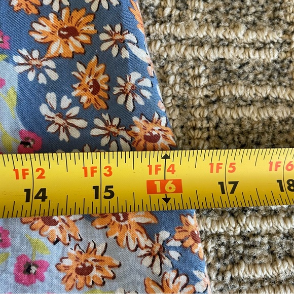 TOPSHOP Austin Patchwork Floral Slit Midi Skirt Size 2 - Picture 10 of 12